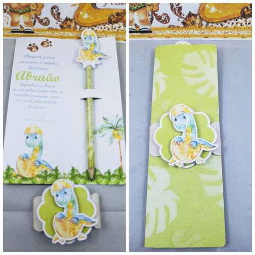 Card Envelope com Lápis Maternidade