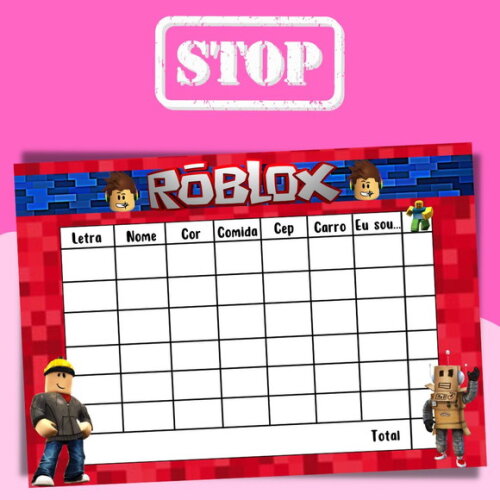 Jogo do Stop ( Conhecido Como Adedanha)