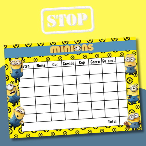 Jogo do Stop ( Conhecido Como Adedanha)