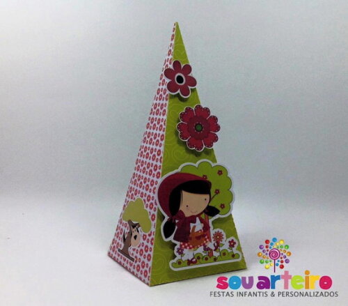 Kit 30 Lembrancinha Chapeuzinho Vermelho