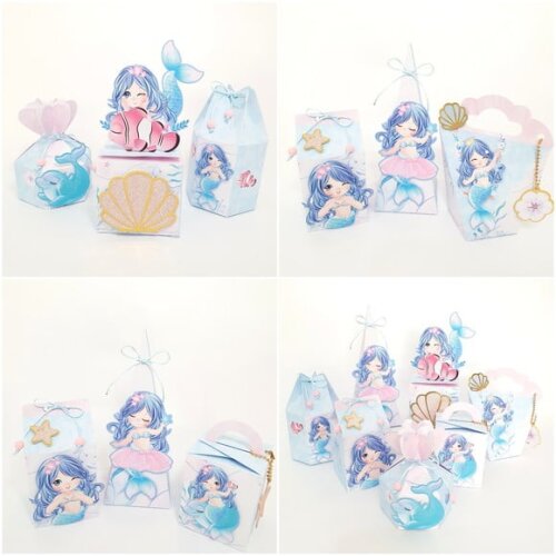 Kit 30 Lembrancinhas - Sereia