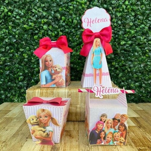 Kit 30 Lembrancinhas Barbie Dreamhouse Adventure