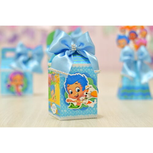 Kit 30 Lembrancinhas Bubble Menino