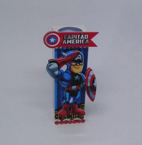 Kit 30 Lembrancinhas Capitão América