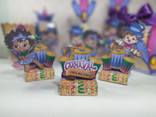 Kit 30 Lembrancinhas Carnaval