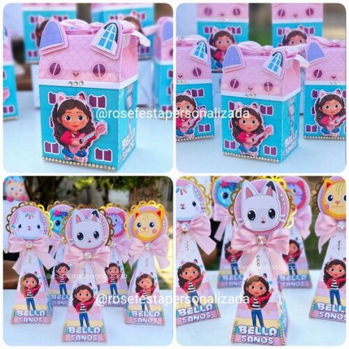 Kit 30 Lembrancinhas Casa Mágica da Gabi