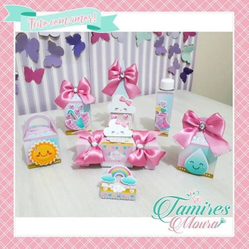 Kit 30 Lembrancinhas Chuva de Amor