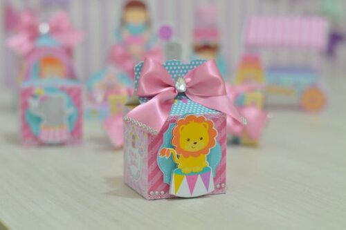 Kit 30 Lembrancinhas Circo Menina