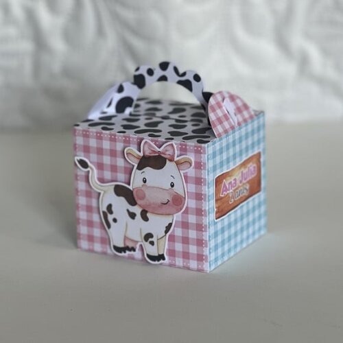 Kit 30 Lembrancinhas Fazendinha Rosa e Azul