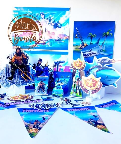 Kit 30 Lembrancinhas Fortnite