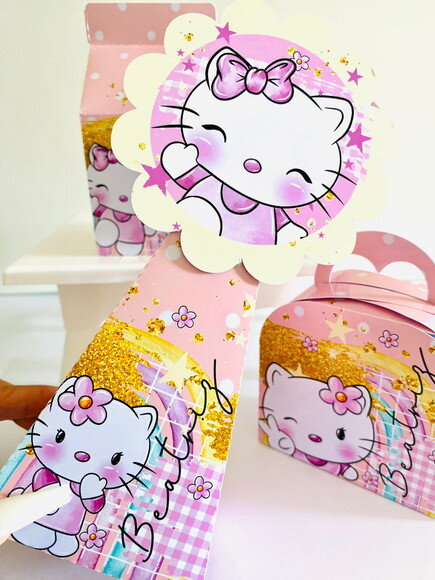 Kit 30 Lembrancinhas Hello Kitty
