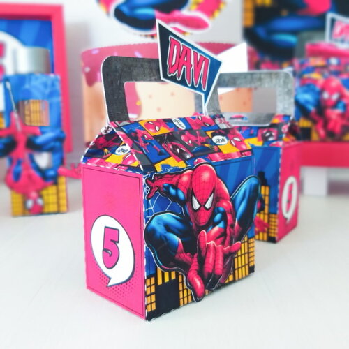 Kit 30 Lembrancinhas Homem Aranha