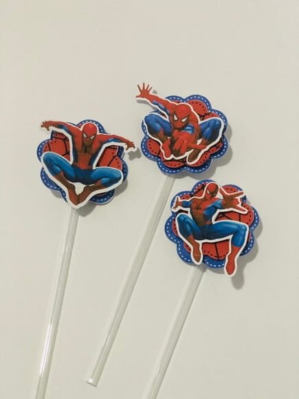 Kit 30 Lembrancinhas Homem Aranha