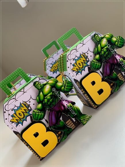 Kit 30 Lembrancinhas Hulk