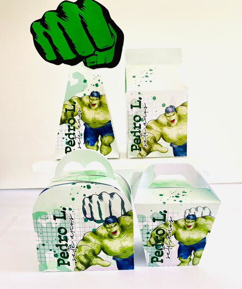 Kit 30 Lembrancinhas Hulk