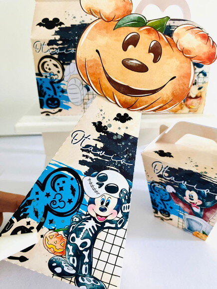 Kit 30 Lembrancinhas Mickey Halloween