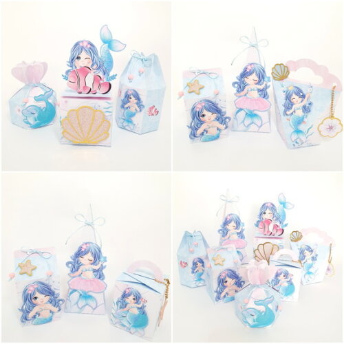 Kit 60 Lembrancinhas - Sereia