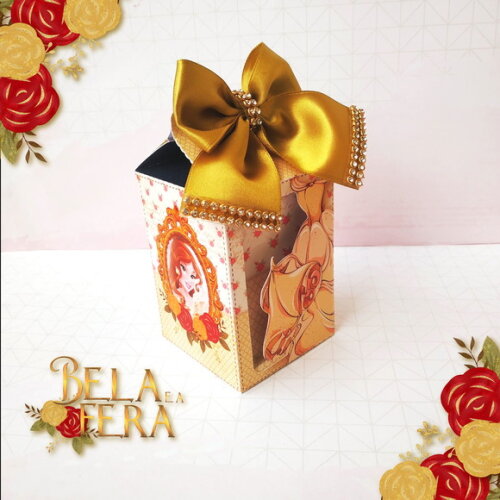 Kit 60 Lembrancinhas a Bela e a Fera