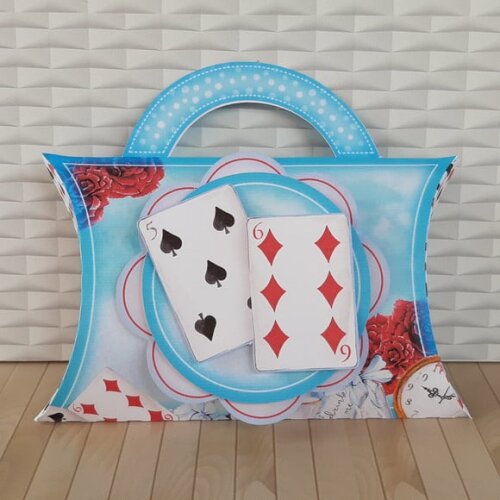 Kit 60 Lembrancinhas Alice no País das Maravilhas