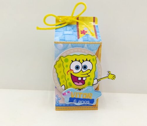Kit 60 Lembrancinhas Bob Esponja