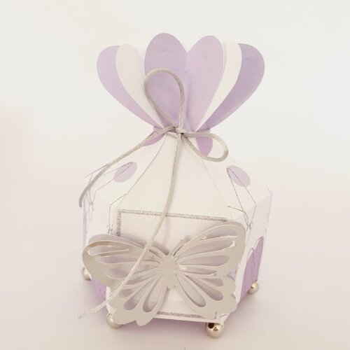 Kit 60 Lembrancinhas Borboleta Lilas