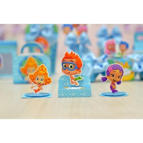 Kit 60 Lembrancinhas Bubble Menino