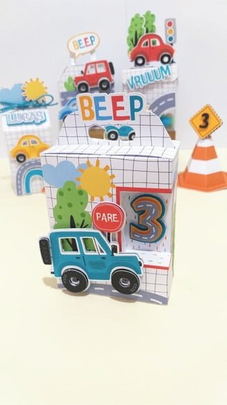 Kit 60 Lembrancinhas Carros