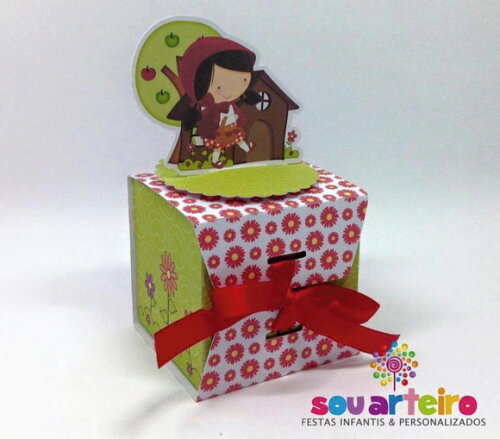 Kit 60 Lembrancinhas Chapeuzinho Vermelho