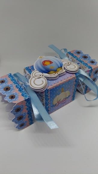 Kit 60 Lembrancinhas Cinderela