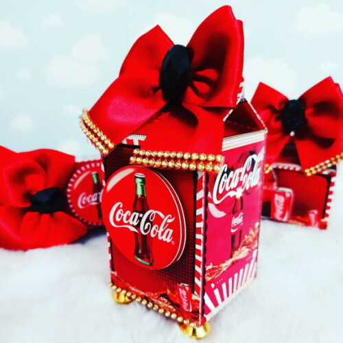 Kit 60 Lembrancinhas Coca Cola
