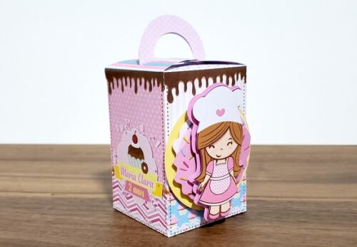Kit 60 Lembrancinhas Confeitaria