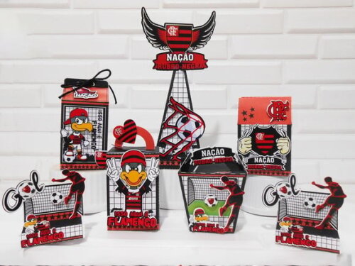 Kit 60 Lembrancinhas Flamengo