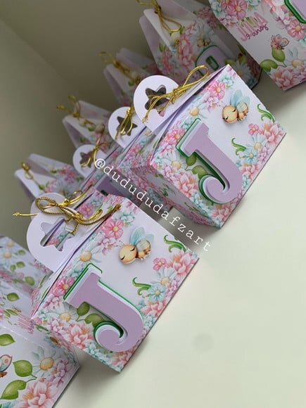 Kit 60 Lembrancinhas Floral