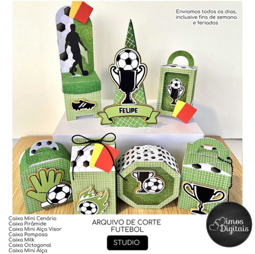 Kit 60 Lembrancinhas Futebol