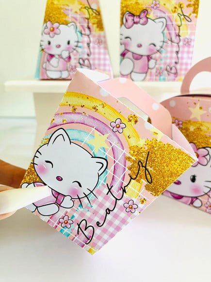 Kit 60 Lembrancinhas Hello Kitty