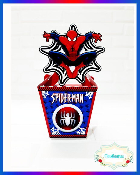 Kit 60 Lembrancinhas Homem Aranha