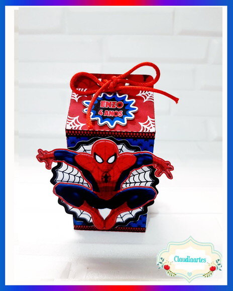 Kit 60 Lembrancinhas Homem Aranha