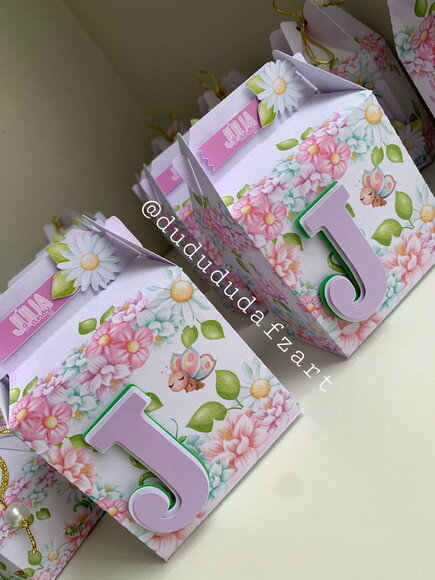 Kit 60 Lembrancinhas Jardim Floral