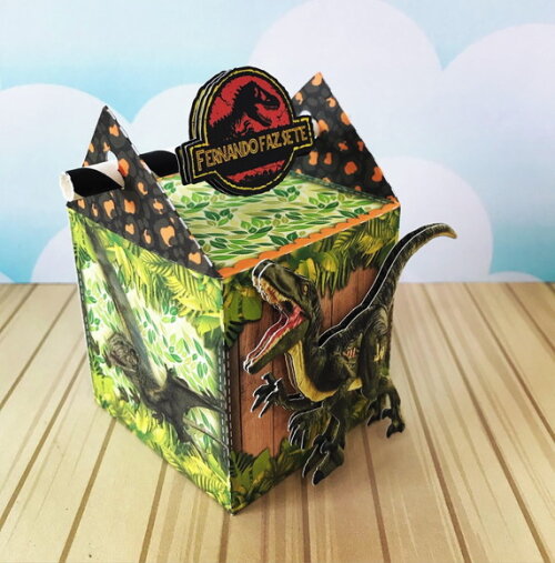 Kit 60 Lembrancinhas Jurassic Park