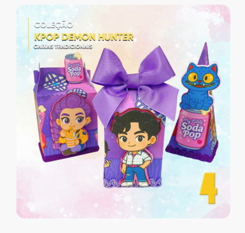 Kit 60 Lembrancinhas K-pop