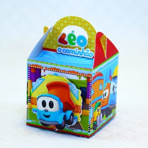 Kit 60 Lembrancinhas Léo Caminhão