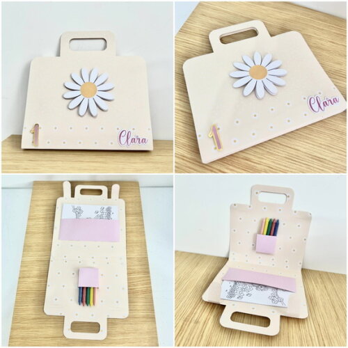 Kit 60 Lembrancinhas Margaridas Marfim