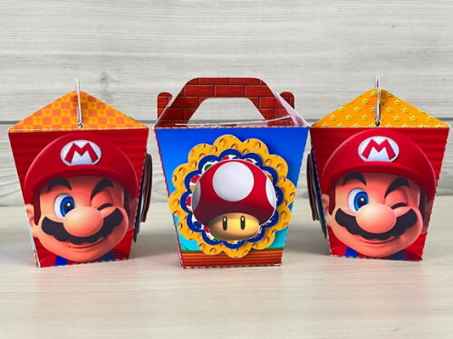Kit 60 Lembrancinhas Mario Bros