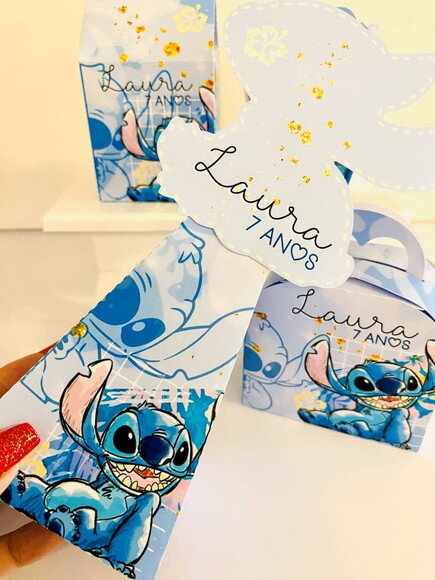 Kit 60 Lembrancinhas Stitch