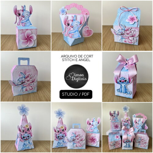 Kit 60 Lembrancinhas Stitch