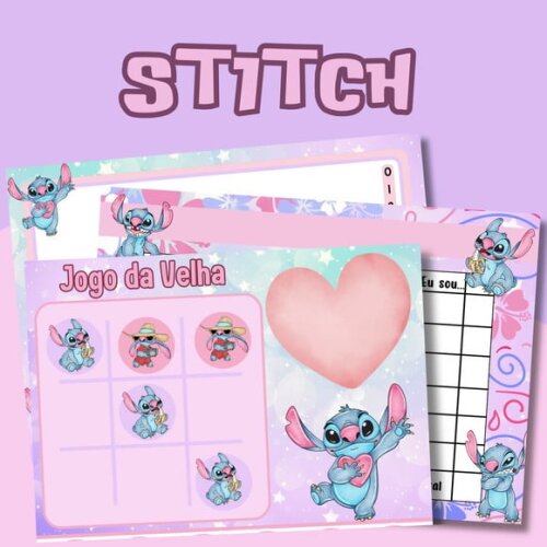 Kit Jogos Personalizados ( Lousa, Stop, Forca ou Velha )