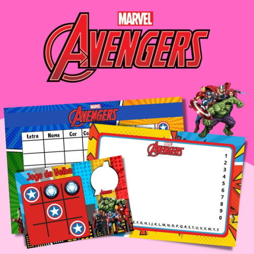 Kit Jogos Personalizados ( Lousa, Stop, Forca ou Velha )