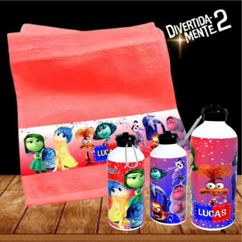 Kit Toalhinha com Garrafa Personalizada