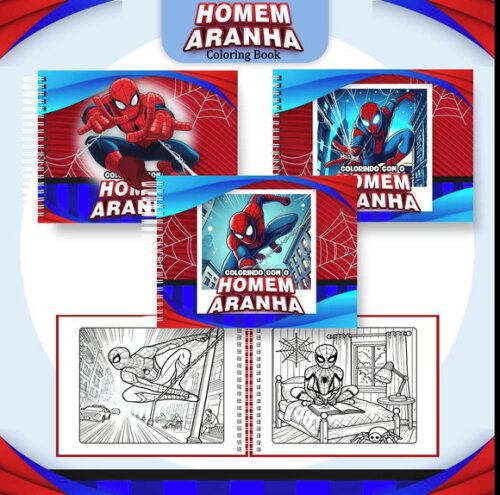 Livro de Colorir A5 50 Folhas