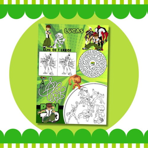 Livro Diversão Ben 10